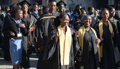 PCEA Nakuru West Medical College graduation procession