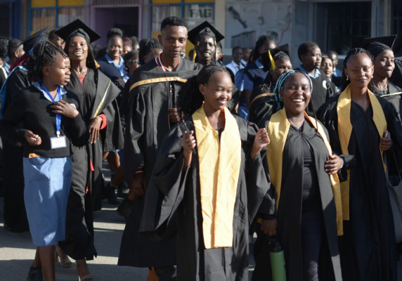 PCEA Nakuru West Medical College graduation procession